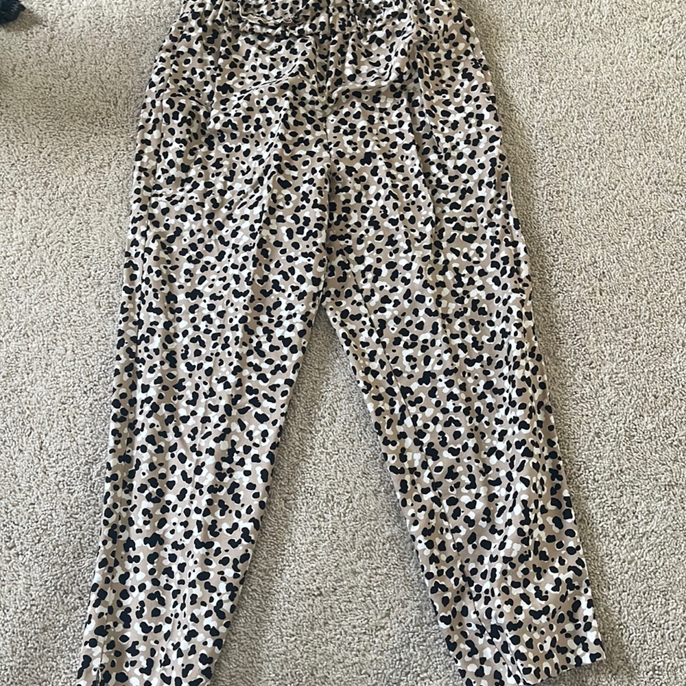 Cheetah Ann Taylor pants size M